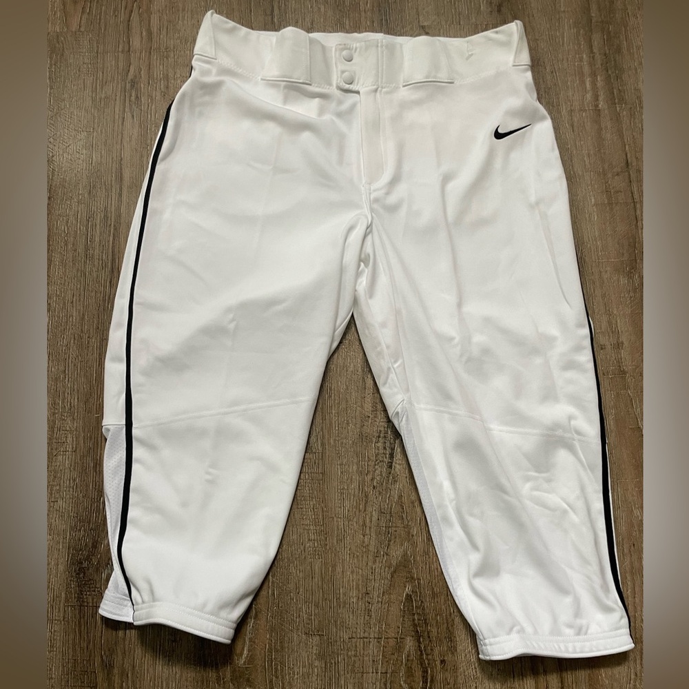 Nike Vapor Select High Knicker Baseball Pants White Sz XL BQ6437-100